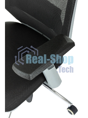 Кресло эргономичное Бюрократ MC-G612N-H черный Elastic-102 Neo Black сетка/ткань с подголов. крестов. металл хром