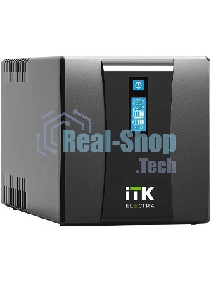 Источник бесперебойного питания Line-interactive 1,5кВА/900Вт, фаза 1/1, LCD дисплей, с АКБ 2х9AH, USB, Schuko