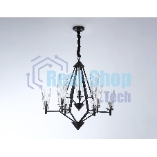 Светильник Ambrella light TR3238/6+3 BK черный E14/9 max 40W D730*720