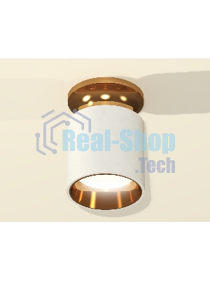 Светильник Ambrella Light XS6301181 SWH/PYG белый песок/золото желтое полированное MR16 GU5.3 (N6905, C6301, N6113)