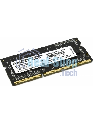 Оперативная память AMD Radeon R5, DDR3L, 4GB (1x4GB), 1600MHz, CL11, SO-DIMM, OEM