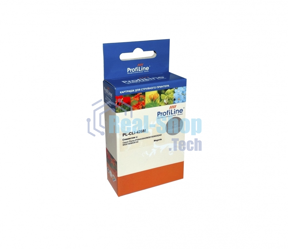 Картридж струйный ProfiLine PL-CLI-426M с чипом для принтеров Canon Pixma IP4840/MG5140/MG5240/MG6140/MG8140 Magenta водн