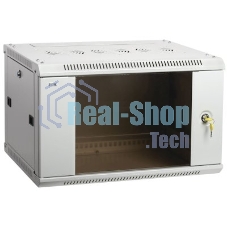 Шкаф ITK LINEA W 12U 600x600 мм дверь стекло, RAL7035