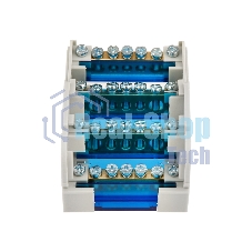 Шина на DIN-рейку в корпусе (кросс-модуль) Rexant 4х7