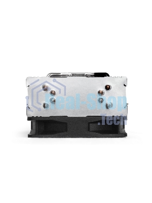 Кулер для процессора ExeGate Wizard EXX400V2-PWM.FRGb серебристый, 120 мм, алюминий/медь, 2400 об/мин, 24 дБ, 4 pin, 140 Вт, 155 мм