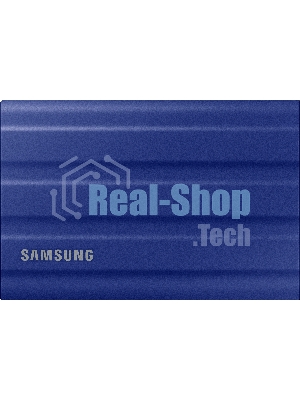 Внешний SSD Samsung T7 Shield, 2TB, USB 3.2 Gen 2 Type-C, R/W 1050/1000, синий