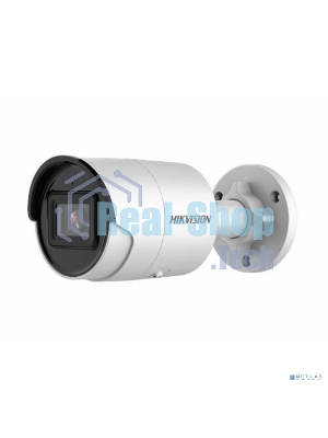 Камера видеонаблюдения цилиндрическая Hikvision DS-2CD2083G2-IU(4мм) 8Мп уличнаяс EXIR-подсветкой до 40м и технологией AcuSense1/2.8