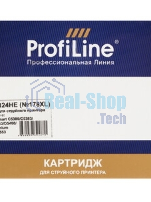 Картридж струйный ProfiLine PL-CB324HE №178XL для принтеров HP Photosmart C5380/C5383/C6380/C6383/D5460/D5463/Premium Fax/Pro B8553 Magenta водн