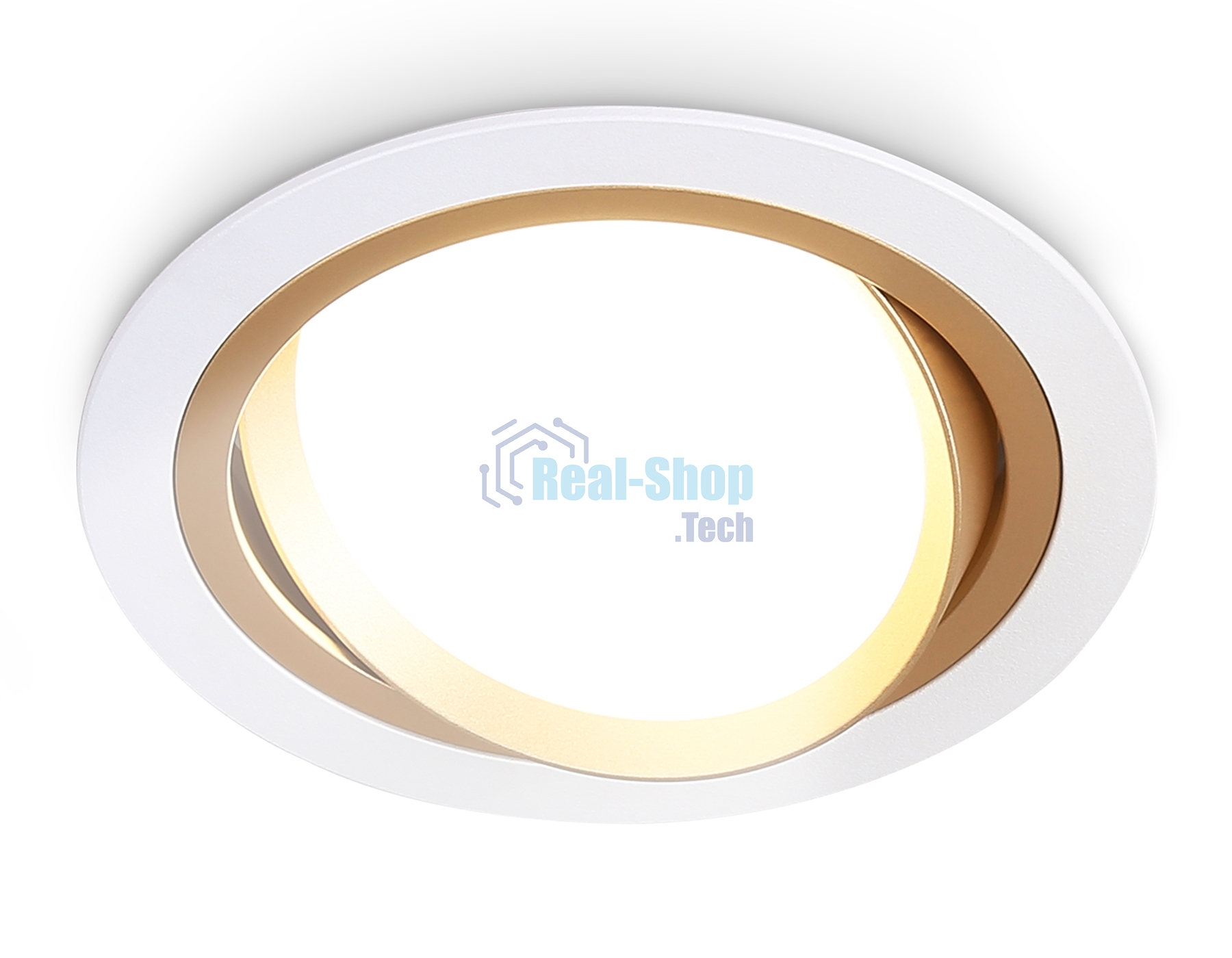 Светильник Ambrella light TN51912 WH/GD белый/золото GX53 max 12W D115*23