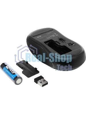 Мышь беспроводная Acer OMR303 черный, 1600 dpi, радиоканал, USB, кнопки - 6