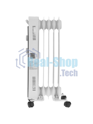Обогреватель масляный Centek CT-6221-5 (5 секций) белый, 400/600/1000 Вт, 12,5 м2, 3 режима, термостат