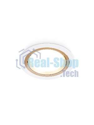 Светильник Ambrella light TN51912 WH/GD белый/золото GX53 max 12W D115*23