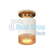 Светильник Ambrella Light XS6301182 SWH/PYG/CF белый песок/золото желтое полированное/кофе MR16 GU5.3 (N6905, C6301, N6154)