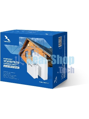 Усилитель сигнала Триколор TR-900/2100-50-kit 20м двухдиапазонная белый (046/91/00052372)