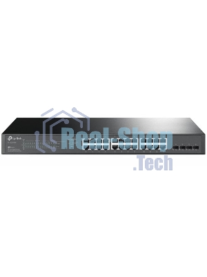 Коммутатор TP-Link TL-SG2428P JetStream гигабитный Smart коммутатор на 24 порта PoE+ и 4 SFP-слота SMB