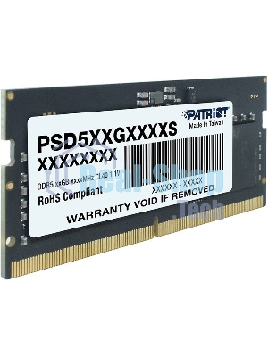 Оперативная память Patriot, DDR5, 32GB (1x32 GB), 4800 MHz, CL40 SO-DIMM