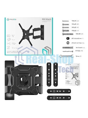 Кронштейн ONKRON M4 черный 32-65
