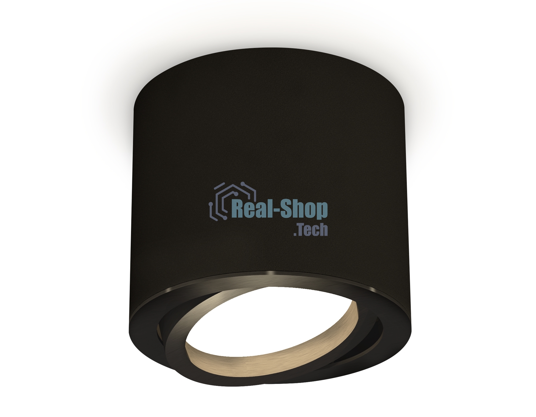 Светильник Ambrella Light XS7402001 SBK/PBK черный песок/черный полированный MR16 GU5.3 (C7402, N7002)
