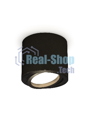 Светильник Ambrella Light XS7402001 SBK/PBK черный песок/черный полированный MR16 GU5.3 (C7402, N7002)