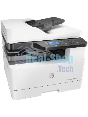 МФУ лазерное HP LaserJet MFP M443nda (8AF72A), A3, ч/б, печ. до 25 стр/мин. (А4) до 13 стр/мин. (А3), скан. до 21 стр/мин., 1200 x 1200 dpi (печать) 600x600dpi (скан.), USB, RJ-45