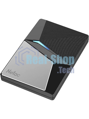 Внешний SSD Netac Z7S, 960 Gb, USB 3.2 Gen 2 Type-C, R/W 550/480, черный