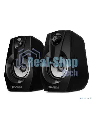 Акустическая система SVEN 370 2.0 черные (2x2W, USB, RGb подсветка)