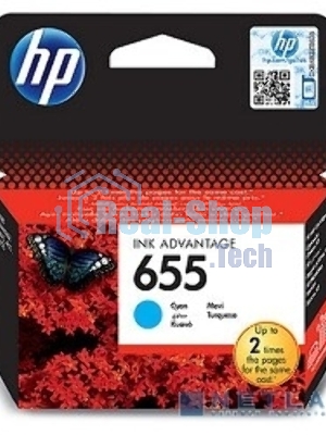 Картридж струйный HP 655 CZ110AE голубой для HP DJ IA 3525/4615/4625/5525/6525 (600 стр.)