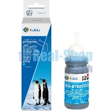 Чернила G&G GG-BT5000C фото голубой70мл для Brother HL-T4000DW/DCP-T510W/DCP-T710W/MFC-