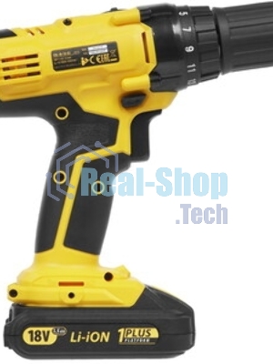Дрель-шуруповерт Denzel CDH-BL-20, 20 В, 2 Ач, 50 Нм, бесщеточный