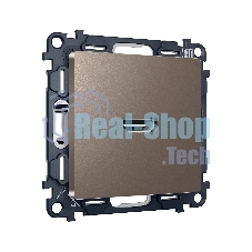 Комплект механизма розетки HDMI 2.0 ALFA Темная бронза матовый 40V/500mA 2.0GHz 5-18Gbit/s QUANT (AP6440, VM222) MA644010