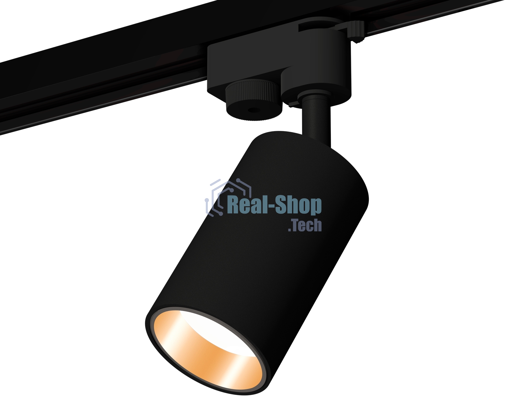 Светильник Ambrella light XT6323023 SBK/PYG черный песок/золото желтое полированное MR16 GU5.3 (A2521, C6323, N6113)