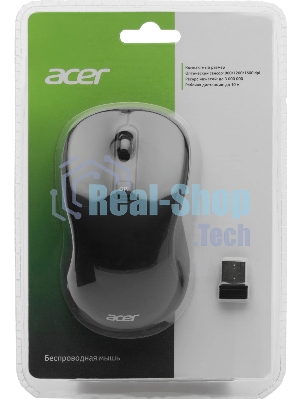 Мышь беспроводная Acer OMR303 черный, 1600 dpi, радиоканал, USB, кнопки - 6