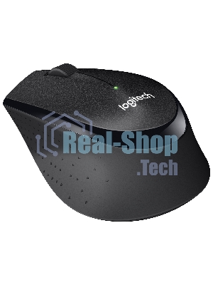 Мышь беспроводная Logitech M330 SILENT PLUS черный, 1000 dpi, радиоканал, USB, кнопки - 3