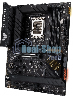 Материнская плата ASUS TUF GAMING Z690-PLUS WIFI, LGA1700, Intel Z690, 4xDDR5, 4xSATA, 4xM.2, 1xPCIe 5.0 x16, 1xPCIe 3.0 x4, 2xPCIe 3.0 x1, 1xDP, 1xHDMI, 1x2.5Gb LAN, Wi-Fi 6E, Bluetooth 5.2, 1xUSB-C 20Gbps, 1xUSB-C 5Gbps, 2xUSB-A 10Gbps, 4xUSB-A 5Gbps, 5x3.5 мм, 7.1, ATX