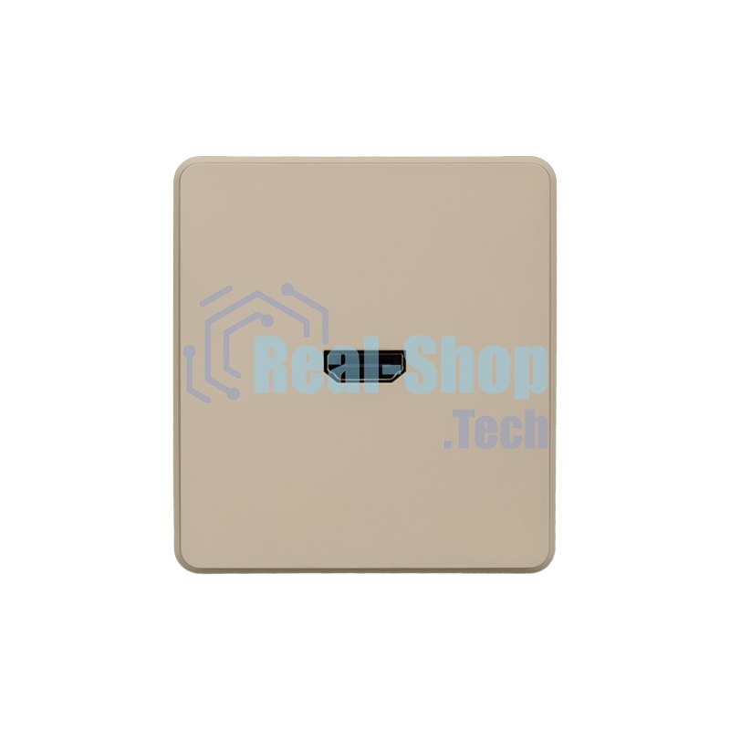 Розетка KRANZ ROUND HDMI с/у шелк