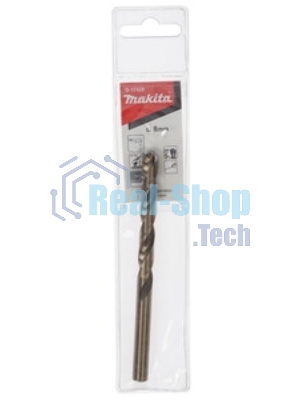 Сверло Makita дметалла HSS-СО, 8.0x117мм,1шт,хв-цилиндр,винтовое D-17429