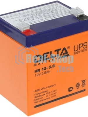 Батарея для ИБП Delta HR 12-5.8 (12V, 5.8Ah)
