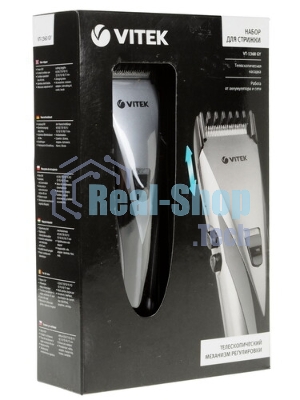 Машинка для стрижки Vitek Euphoria VT-1356 черный (насадок в компл:4шт)