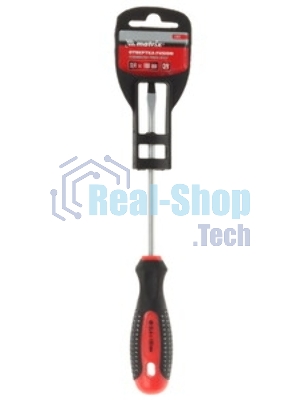 Отвертка Matrix Fusion 11412 SL4,0 х 100 мм, CrV, 3-х компонентная рукоятка 