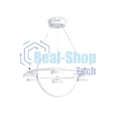 Светильник Ambrella light FL51772/2+6 WH белый 3000K/4200K/6400K 58W D600/380*1200 (ПДУ ИК)