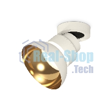 Светильник Ambrella Light XM8101101 SWH/PYG/CL белый песок/золото желтое полированное/прозрачный GX53