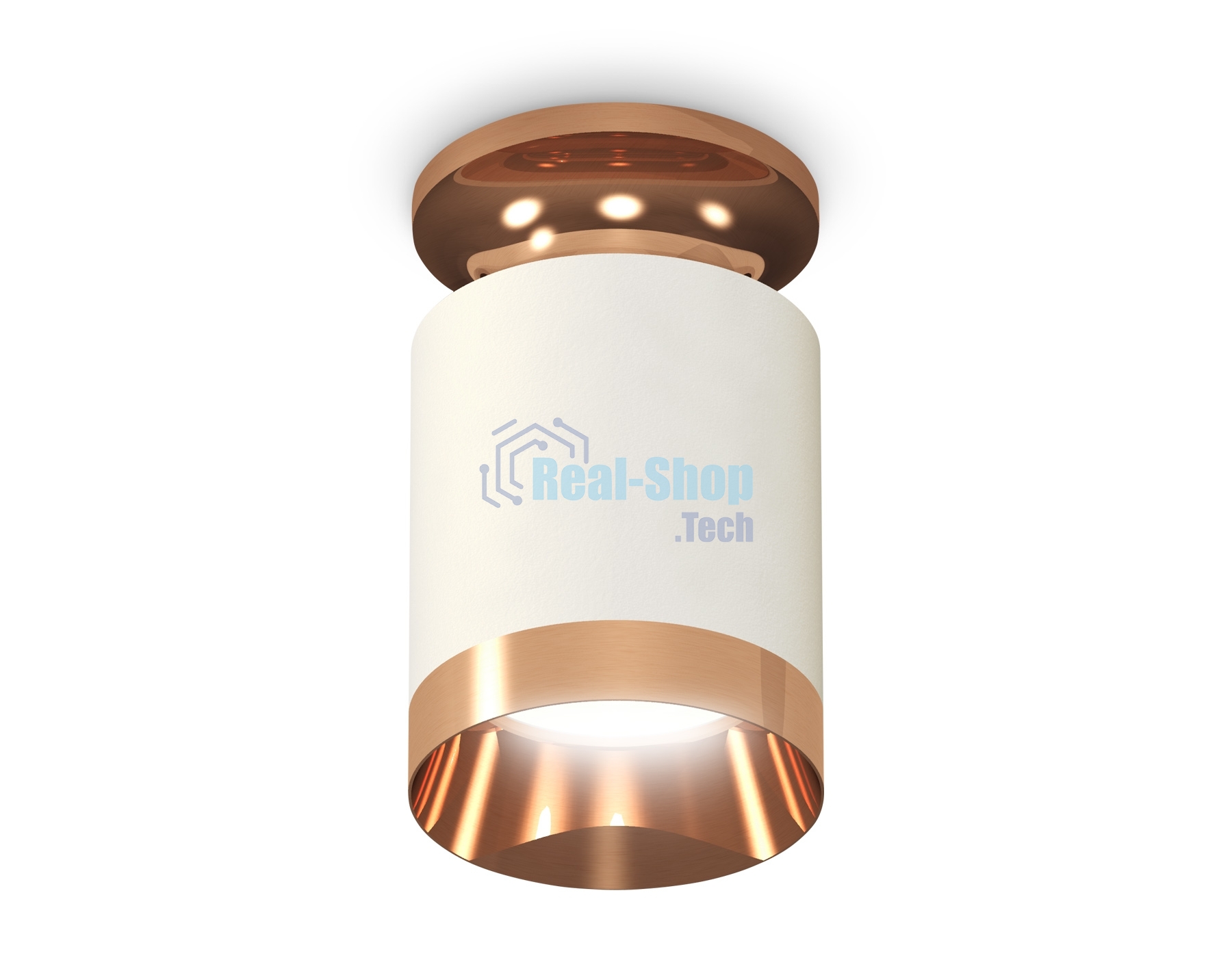 Светильник Ambrella Light XS6301200 SWH/PPG белый песок/золото розовое полированное MR16 GU5.3 (N6906, C6301, N6135)