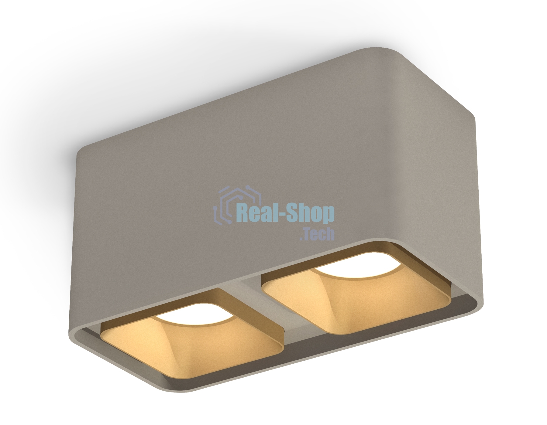 Светильник Ambrella Light XS7852004 SGR/SGD серый песок/золото песок MR16 GU5.3 (C7852, N7704)