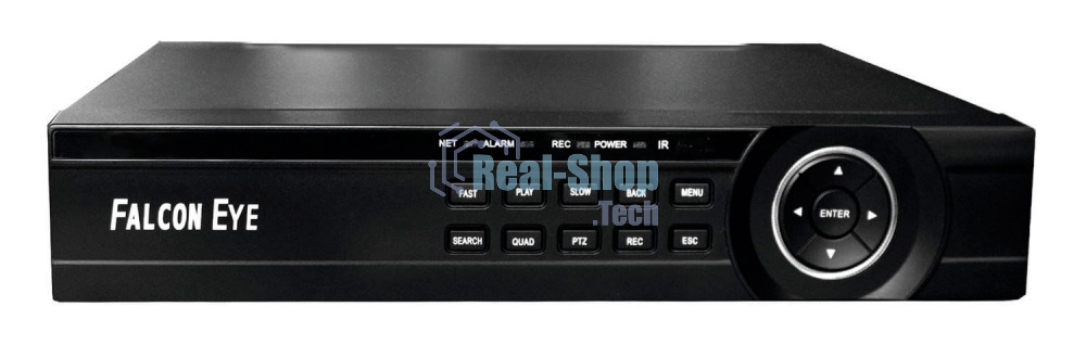 Видеорегистратор Falcon Eye FE-MHD2104 4 канальный 5 в 1 регистратор: запись 4кан 5Мп Lite*12k/с; 1080P*15k/с; 720P*25k/с; Н.264/H.265/H265+; HDMI, VGA, SATA*1 (до 10Tb HDD), 2 USB; Аудио 1/1; Смарт функции записи и в