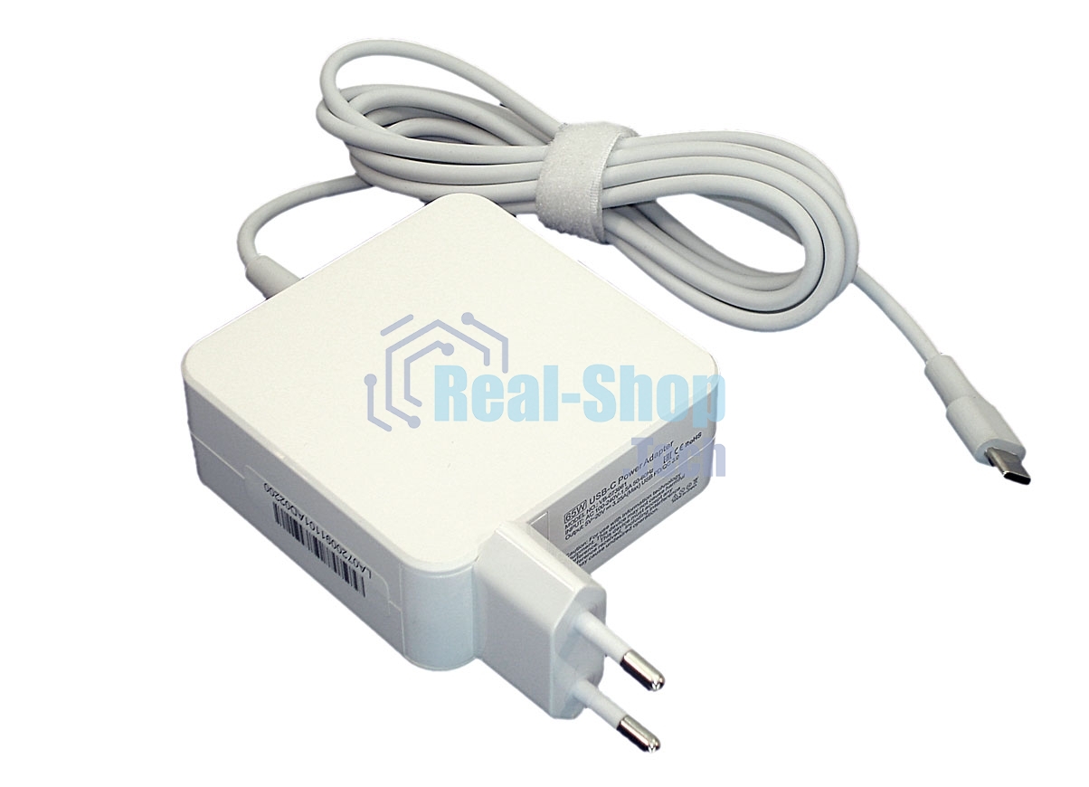 Блок питания (сетевой адаптер) для ноутбуков Xiaomi 65W USB Type-C OEM белый