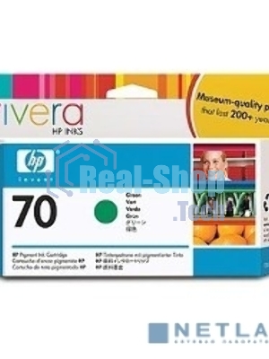 Картридж струйный HP №70 C9457A зеленый для HP DJ Z2100/Z3100 (130мл)