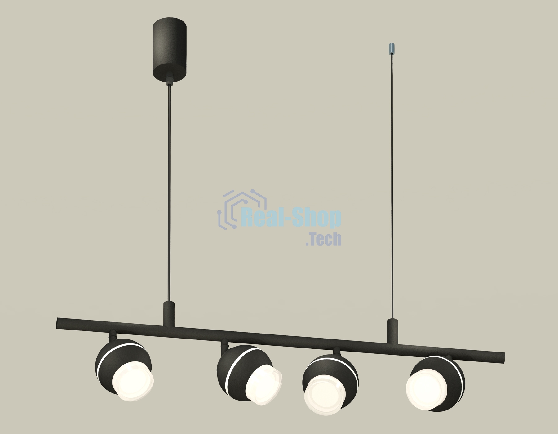Светильник Ambrella light XB9002550/4 SBK/FR/CL черный песок/белый матовый/прозрачный MR16 GU5.3 (С9002, С1102, N7160)
