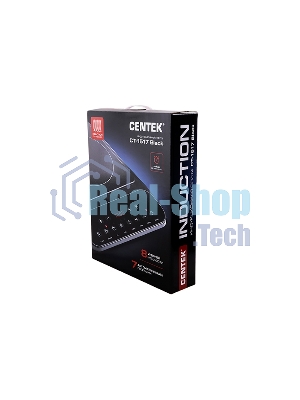 Плита настольная электрическая Centek CT-1517 черный, 2 кВт, индукция, конфорки - 1, стеклокерамика, сенсор