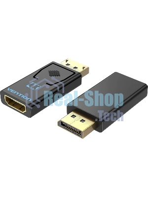 Адаптер-переходник Vention DisplayPort 20M > HDMI F 4K