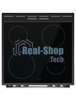 Плита электрическая Gorenje GEC6A11SG серый, конфорок 4 электрических, духовка 65 л, 60 см x 85 см x 60 см